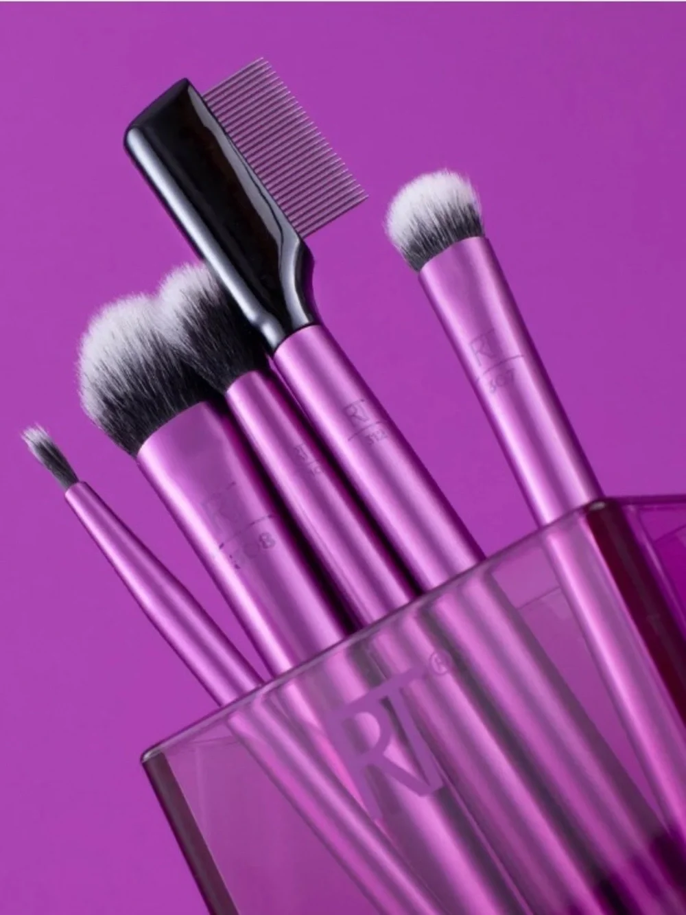 RT Real Techniques Enhanced Eye Set of 6-Eye Brush Set with Holder